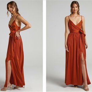 REVOLVE AROUND ME DRESS IN COPPER